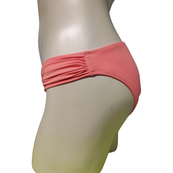 Victoria's Secret Swimwear Bikini Bottom Women's Size Medium Peach The Knockout - Picture 3 of 10